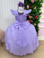 Vestido Ysa Kids Ariane Longo Lavanda