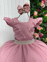 Vestido Ysa Kids Ariane Longo Rosê