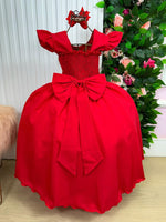 Vestido Ysa Kids Ariane Longo Vermelho
