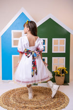 Vestido Junino Banana Club Luxo Arraial dos Apaixonados Noiva/Noivinha