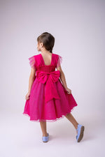 Vestido Tematicos Ysa Kids Lilo Stitch Pink Modelo 3