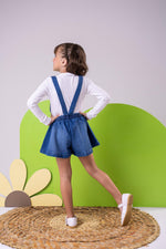 Jardineira Blogueirinha Jeans Elo