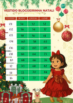 Vestido Blogueirinha Natali Vermelho - Natal