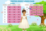 Vestido Enjoy Longo Dani Branco Rendado