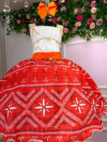 Vestido Temáticos Infantil Luxo Princesa Praia Modelo 3