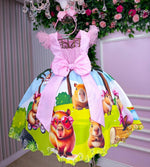 Vestido Temáticos Infantil Luxo Capivara