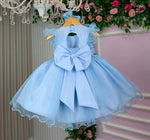 Vestido Marie Bebe Mia Azul Bebe