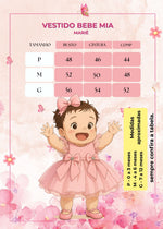 Vestido Marie Bebe Mia Rosa Bebe