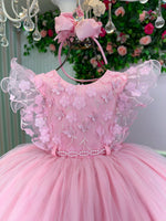 Vestido Menina Bonita Angelie Rosa Bebe