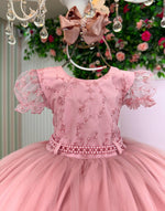 Vestido Infantil Menina Bonita Milene Rose