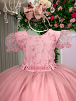 Vestido Infantil Menina Bonita Milene Rose