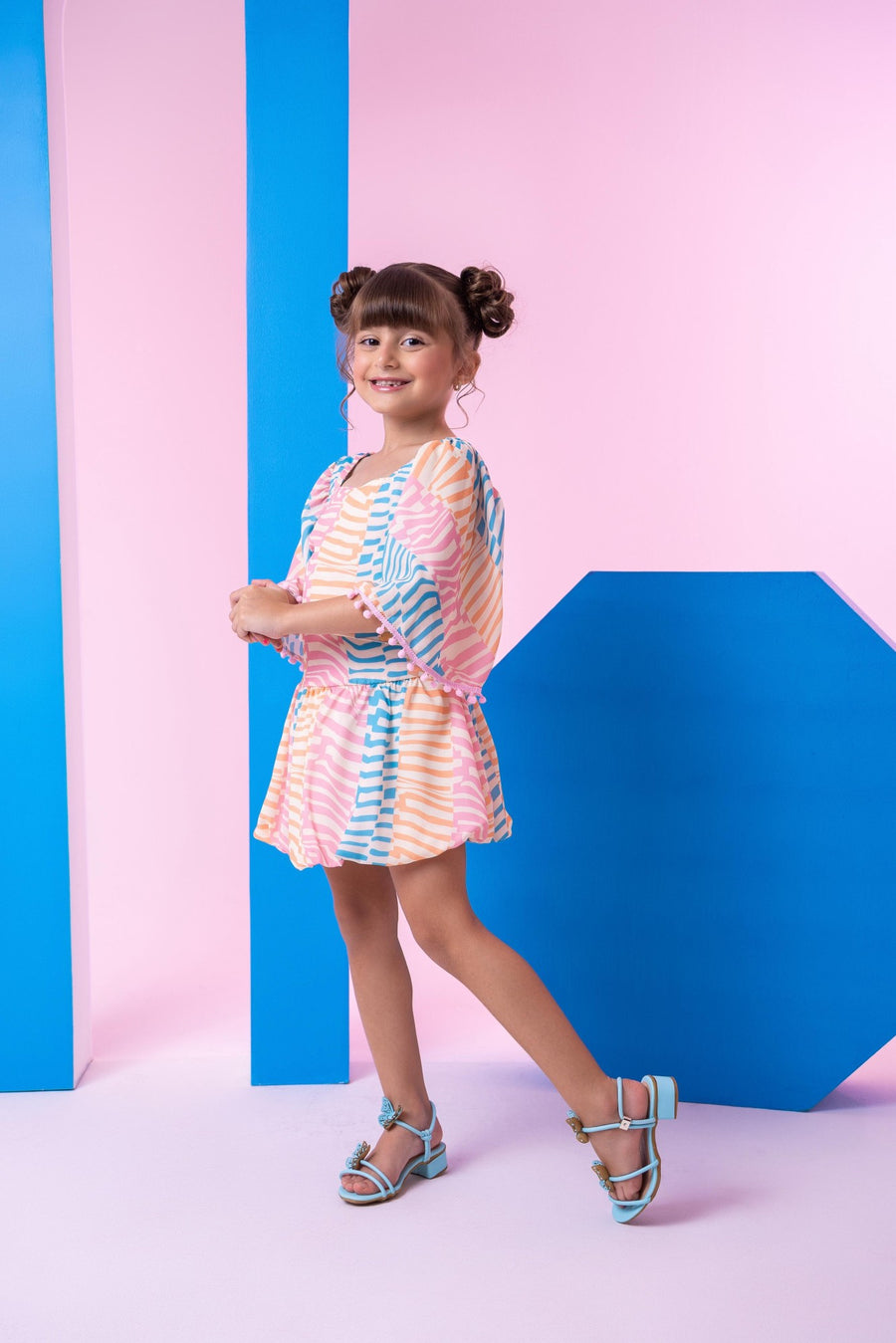 Conjunto Banana Club Alice Rosa Bebe