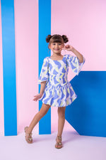 Conjunto Banana Club Alissa Azul e Verde