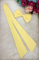Laço Opcional / Faixa Do Vestido Selena Amarelo
