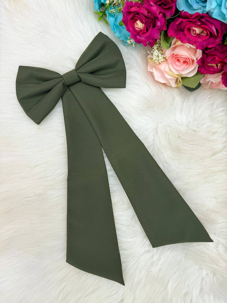 Laço Opcional / Faixa Do Vestido Selena Verde Militar