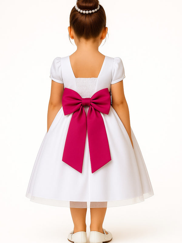 Laço Opcional / Faixa Do Vestido Selena Pink