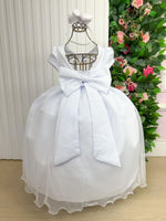 Vestido Vila Lele Longo Selena Branco