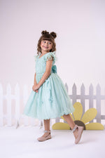 Vestido Menina Bonita Maju Verde Menta