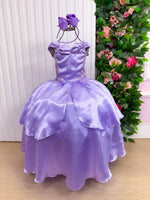Fantasia Longa Princesa Belli Princesa Lilas Modelo 3