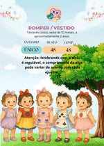 Romper/Vestido Princesa Belli Tematico Bobbie Goods