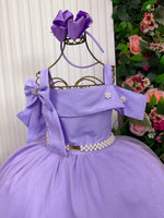 Vestido Banana Club Longo Doce Elegancia Lilas
