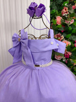 Vestido Banana Club Longo Doce Elegancia Lilas