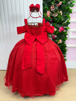 Vestido Banana Club Longo Doce Elegancia Vermelho