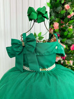 Vestido Banana Club Longo Doce Elegancia Verde Bandeira