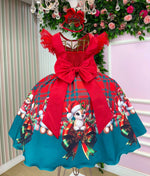 Vestido Marie Alegria do Noel Vermelho - Natal