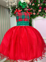 Vestido Marie Aurora Natalino Vermelho - Natal