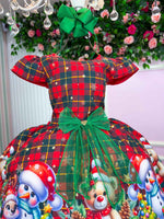 Vestido Marie Magia De Natal Vermelho