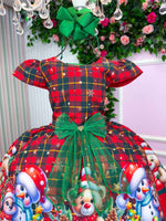 Vestido Marie Magia De Natal Vermelho