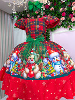 Vestido Marie Magia De Natal Vermelho