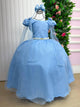 Vestido Banana Club Longo Diamante Azul Bebe