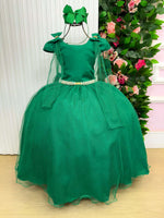 Vestido Banana Club Longo Diamante Verde Bandeira