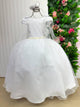 Vestido Banana Club Longo Diamante Branco