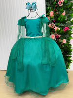 Vestido Banana Club Longo Diamante Verde Jade