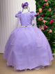 Vestido Banana Club Longo Diamante Lilas