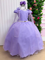 Vestido Banana Club Longo Diamante Lilas
