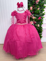 Vestido Banana Club Longo Diamante Pink