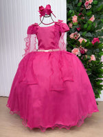 Vestido Banana Club Longo Diamante Pink