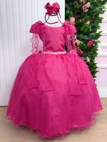 Vestido Banana Club Longo Diamante Pink