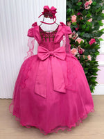 Vestido Banana Club Longo Diamante Pink