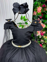 Vestido Banana Club Longo Diamante Preto
