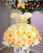 Vestido Temáticos Kids Abelha - Abelhinha