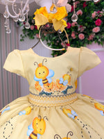 Vestido Temáticos Kids Abelha - Abelhinha