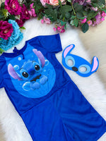 Fantasia Menino Stitch Azul