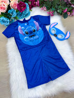 Fantasia Menino Stitch Azul