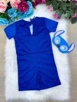 Fantasia Menino Stitch Azul
