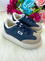 Tenis Nilqi Masculino Enzo Azul Marinho e Off